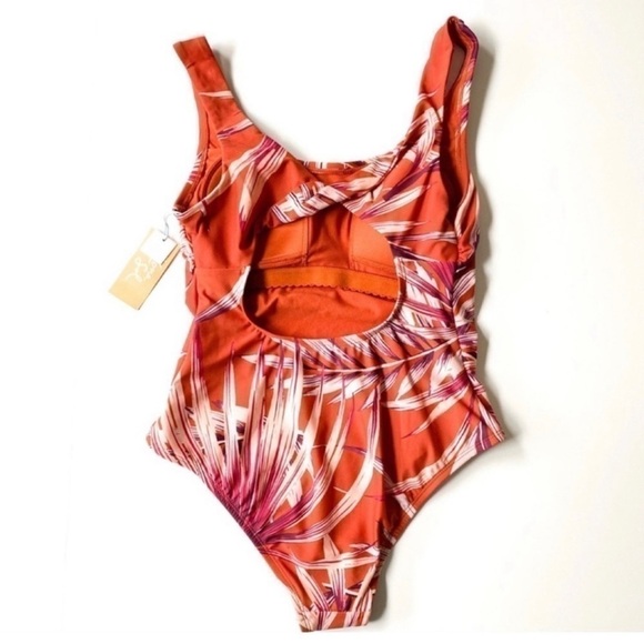 Kona Sol Twist Back One Piece Swimsuit size S - Picture 3 of 6